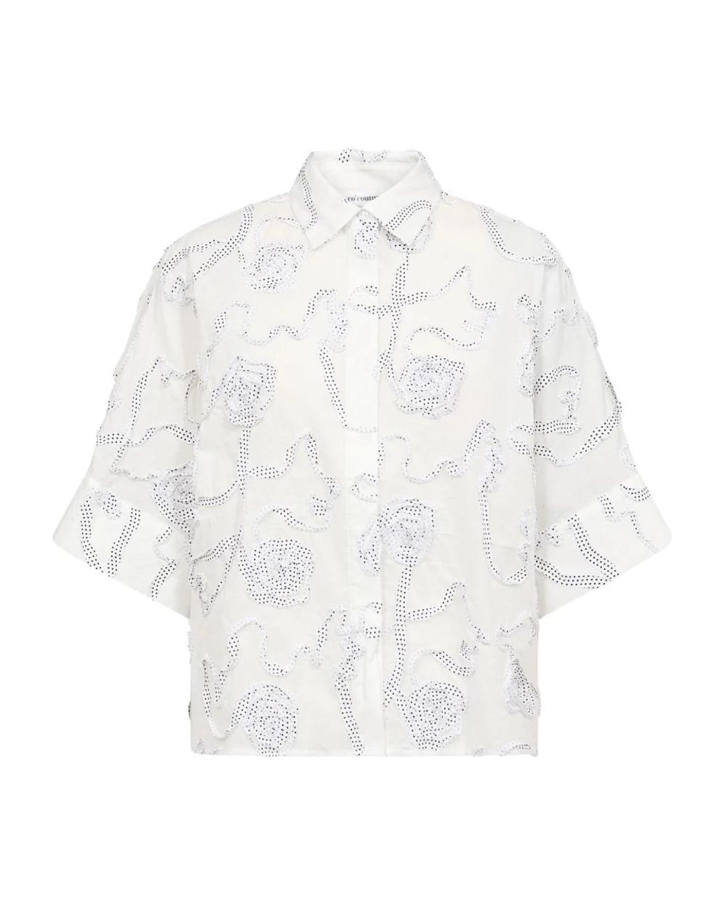 Shirts co'couture de color White