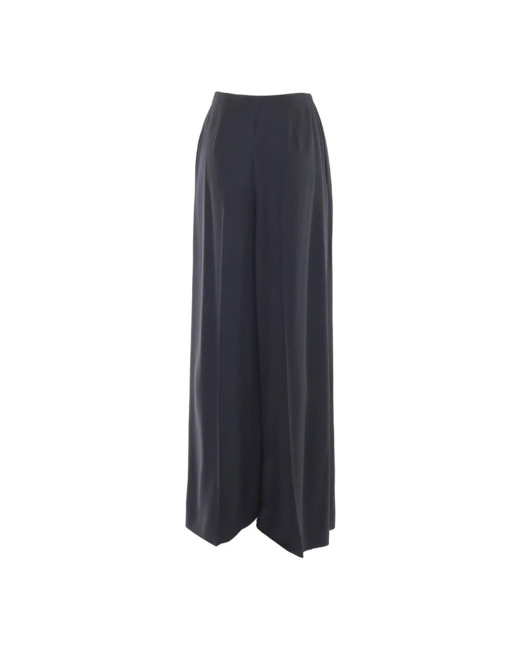 Alberta Ferretti Blue Wide Trousers