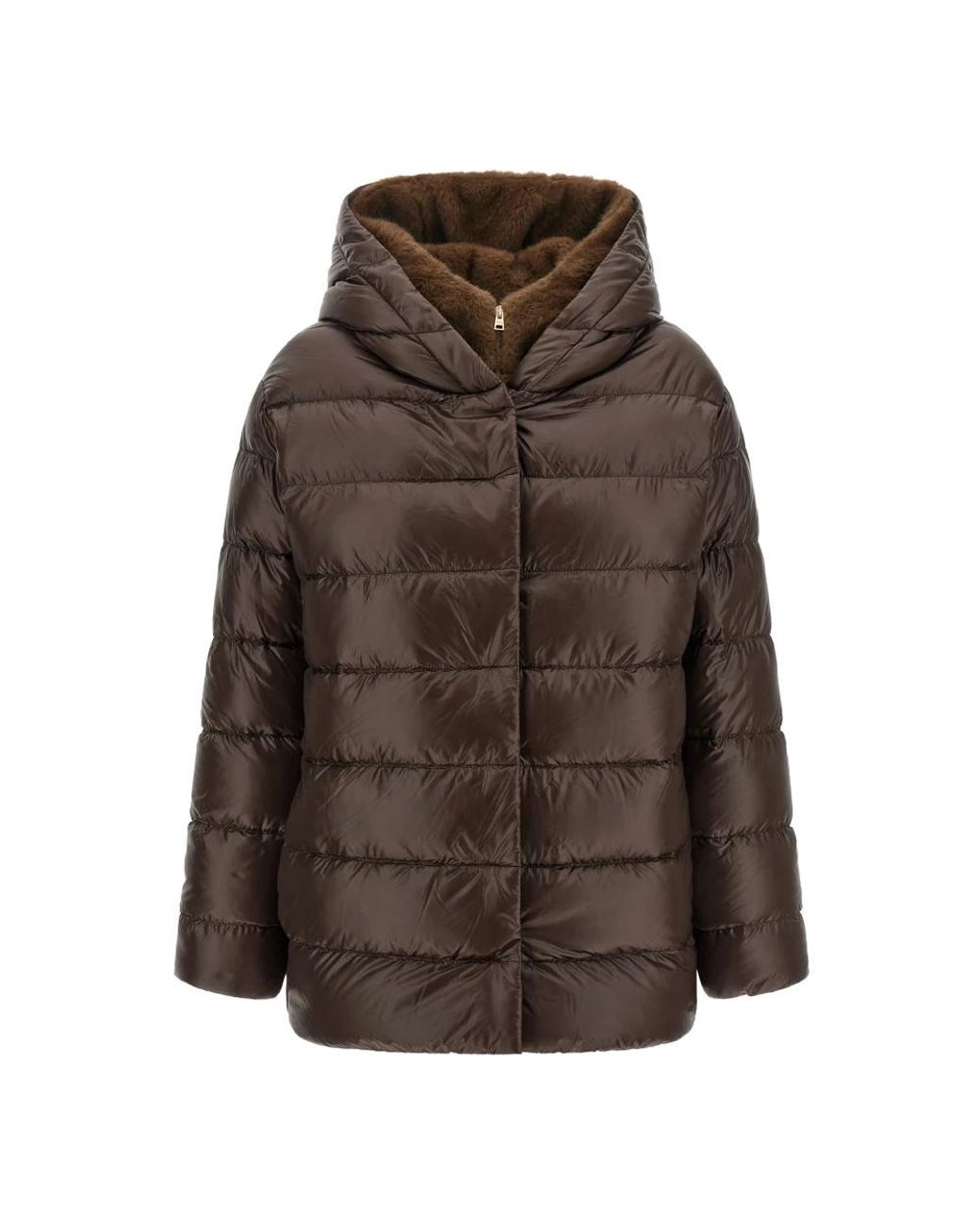 Herno Brown Down Jackets