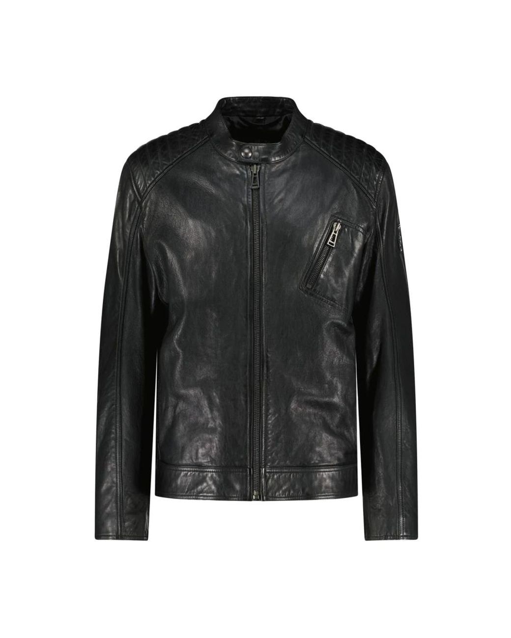 Belstaff Leather Jassen in het Black voor heren
