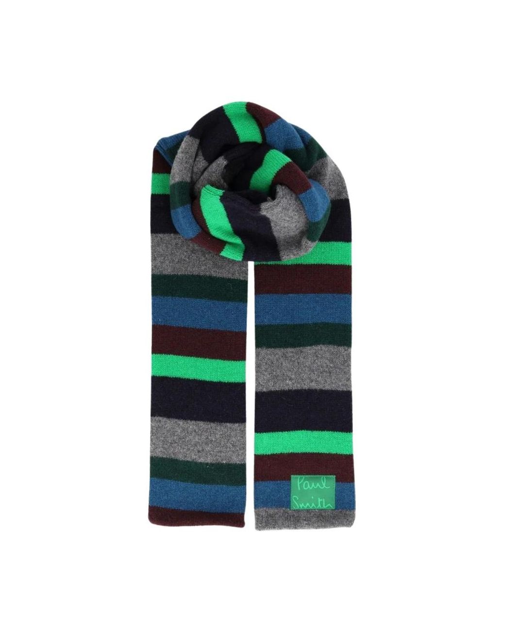 Paul Smith Green Winter Scarves for men