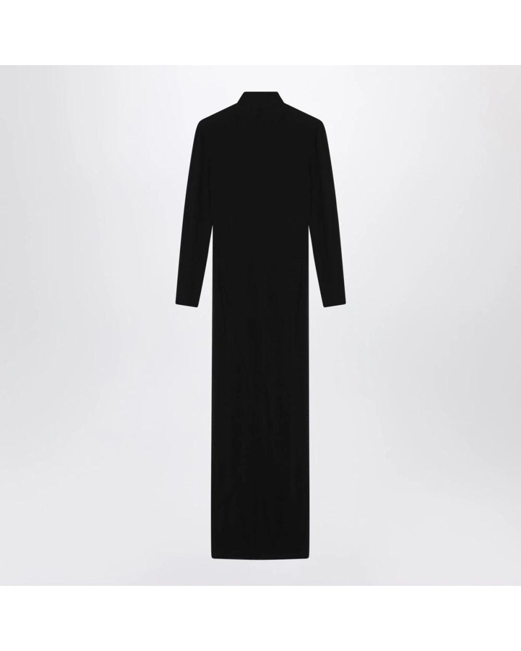 Alaïa Black Maxi Dresses