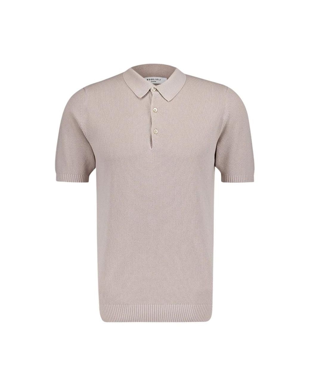 Boglioli Gray Polo Shirts for men