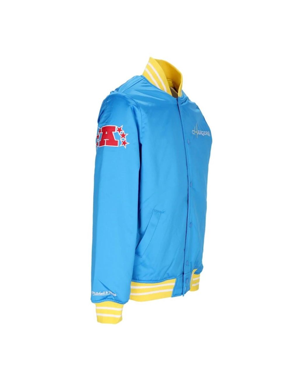 Mitchell & Ness Blue Bomber Jackets for men
