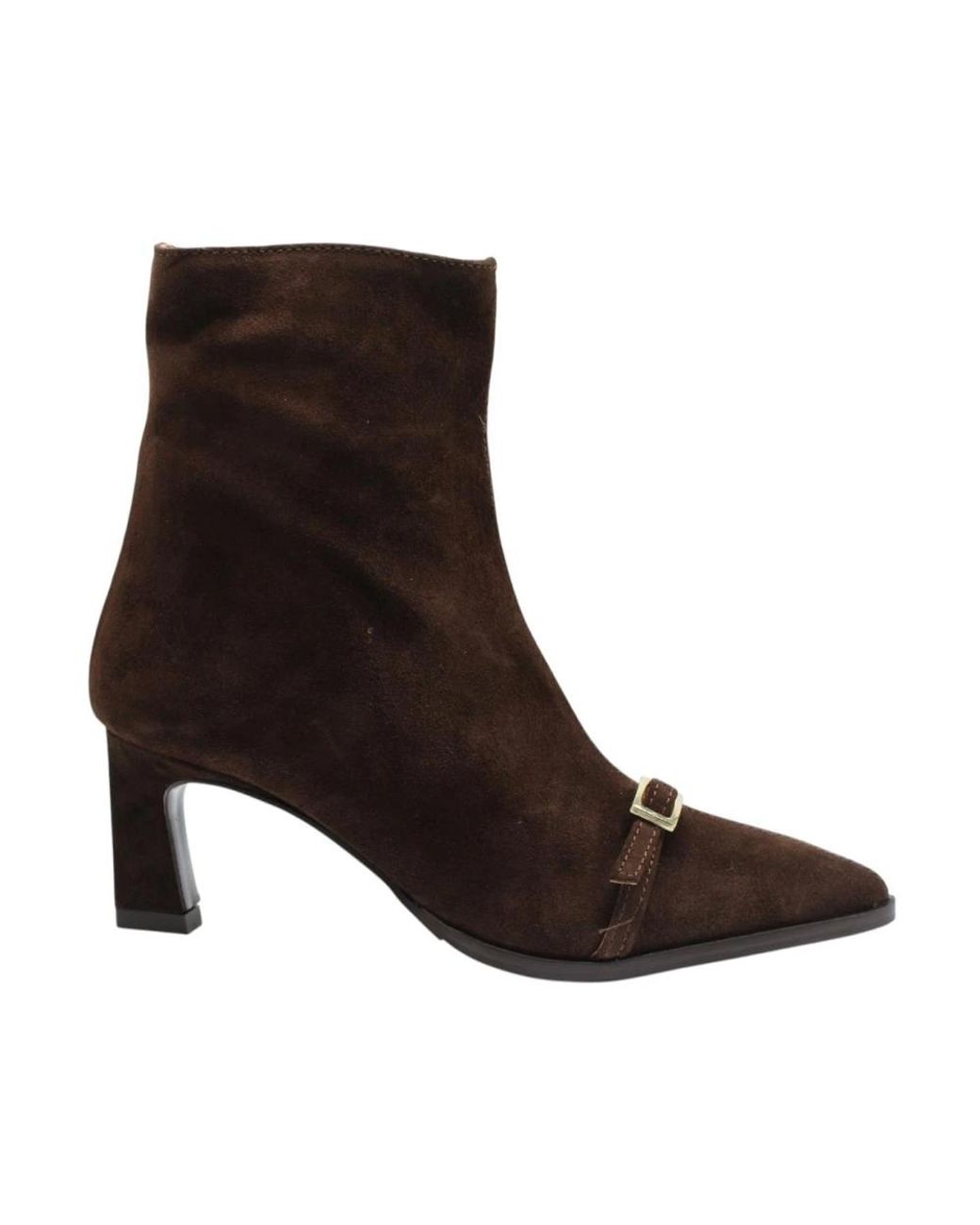 CTWLK Brown Heeled Boots