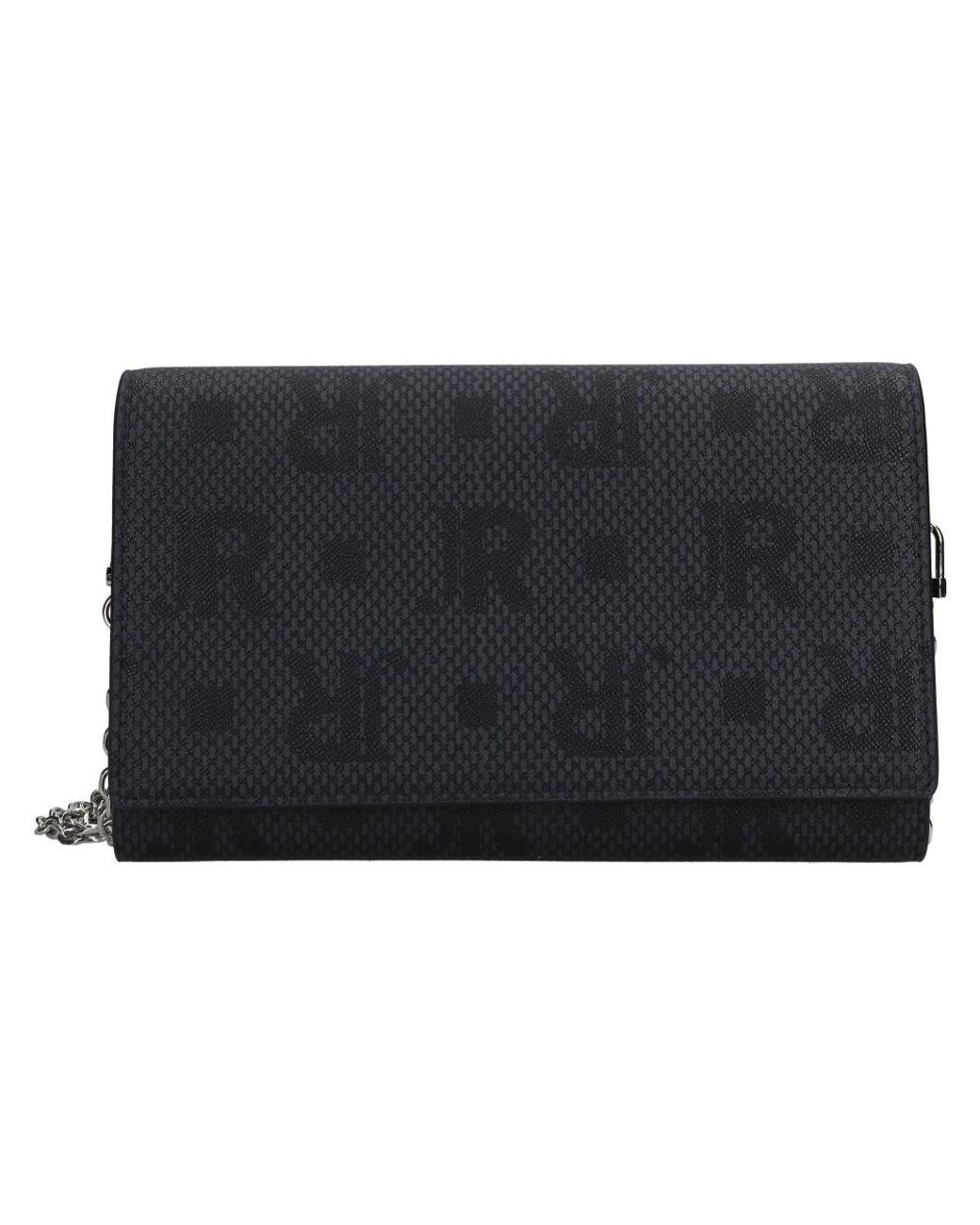 John Richmond Accessoires ,Zwart ,Leer Portemonnee in het Blue