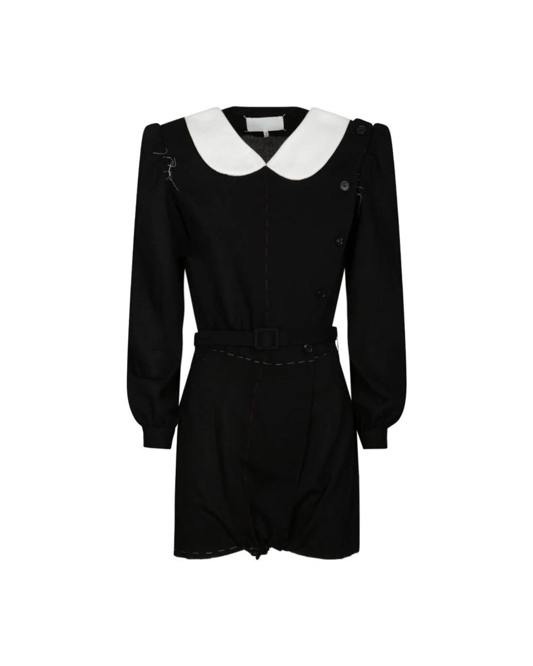 Maison Margiela Black Short Dresses
