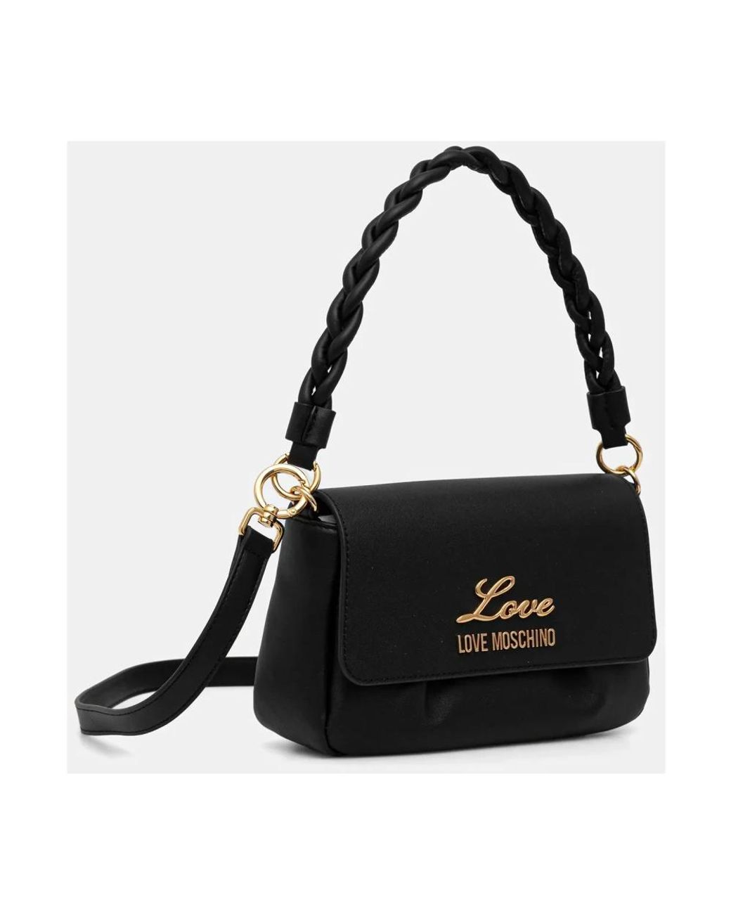 Shoulder Bags di Love Moschino in Black