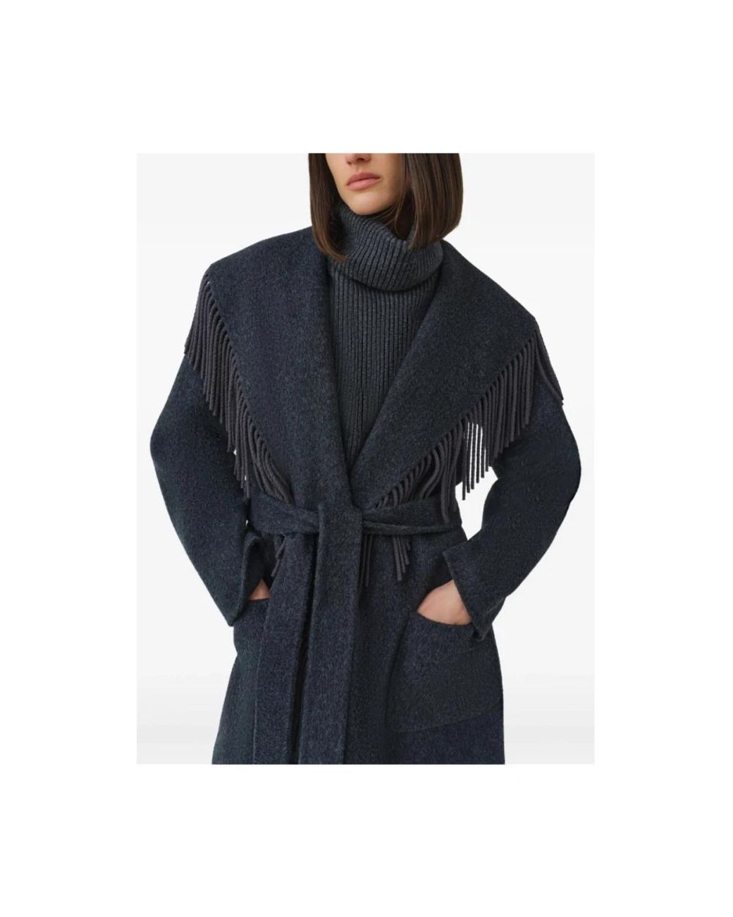 Jonathan Simkhai Black Belted Coats