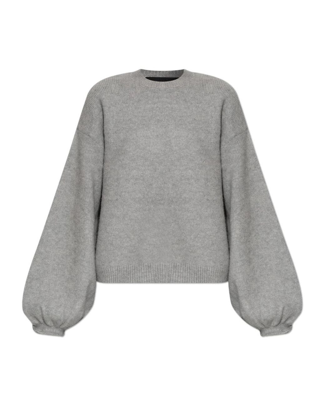 ROTATE BIRGER CHRISTENSEN Gray Round-Neck Knitwear