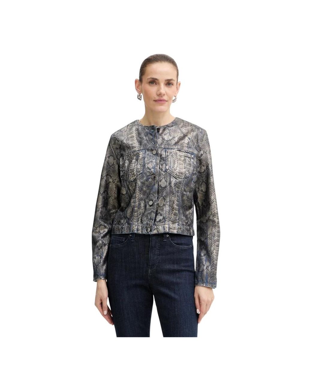Guess Lichte Jassen in het Gray