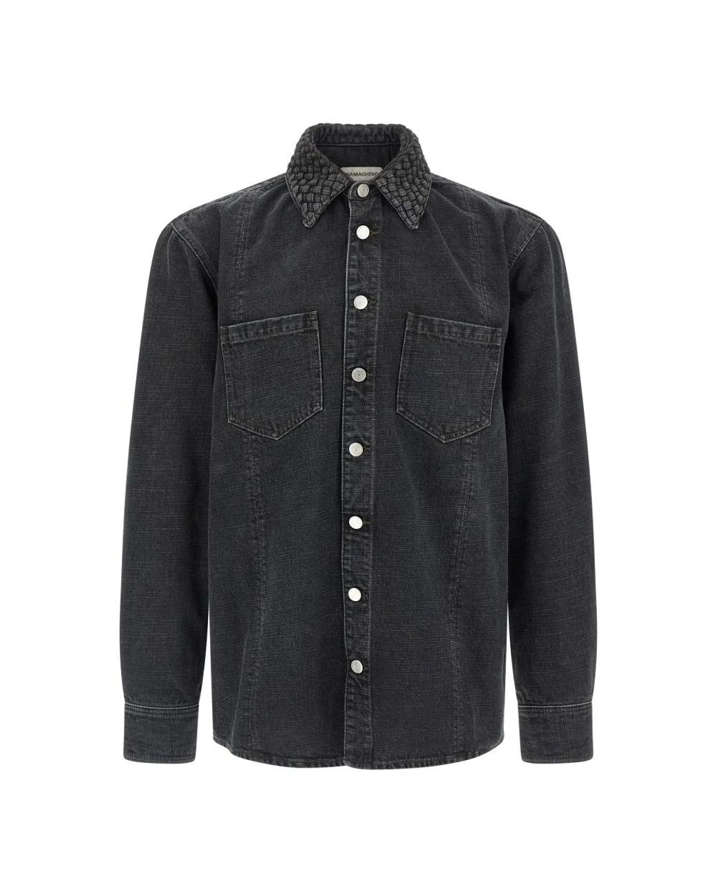 NAMACHEKO Black Denim Shirts for men