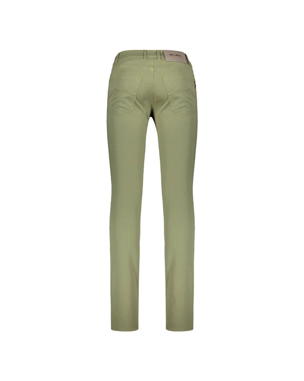 Moorer Green Slim-Fit Trousers for men
