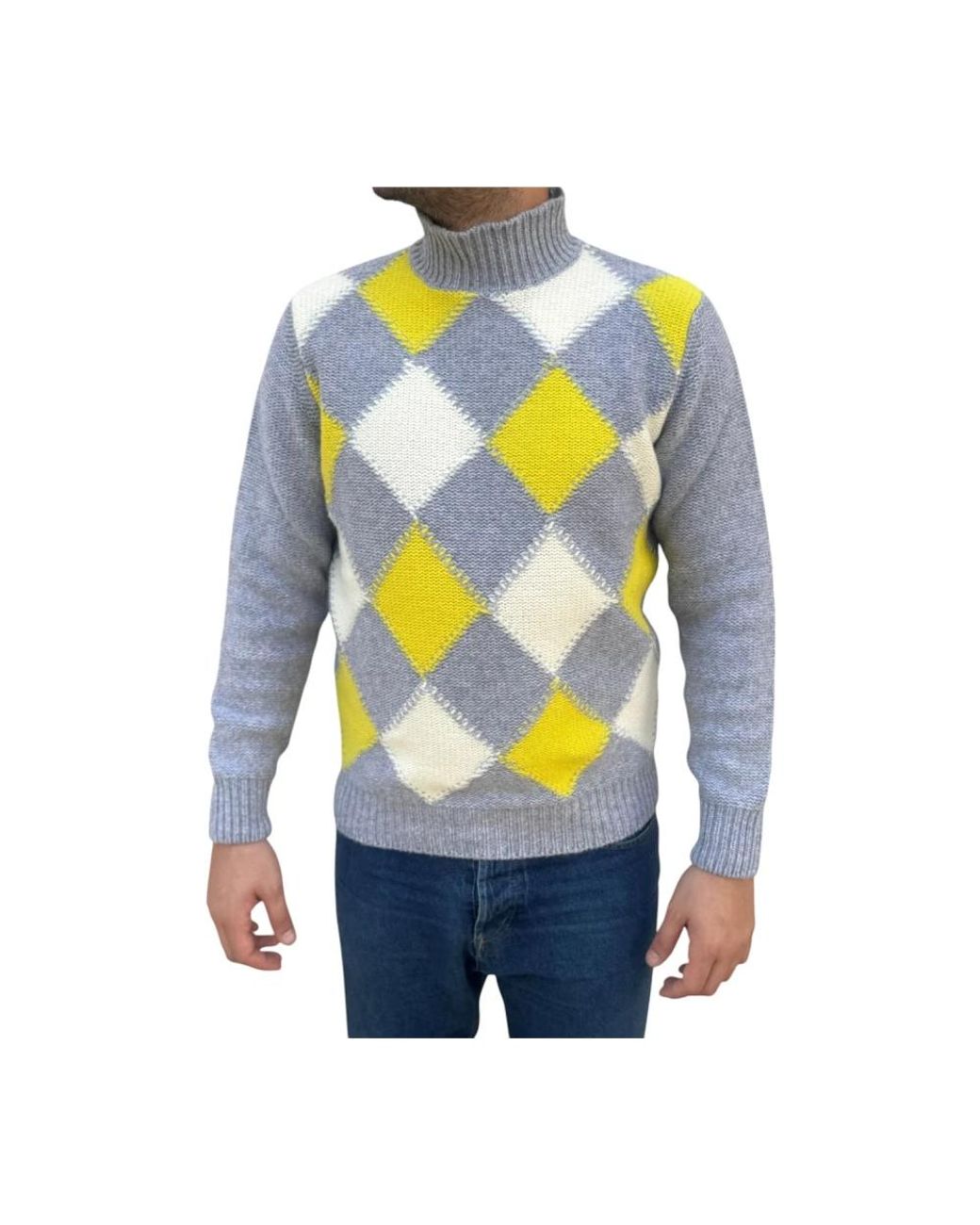 Kangra Blue Turtlenecks for men