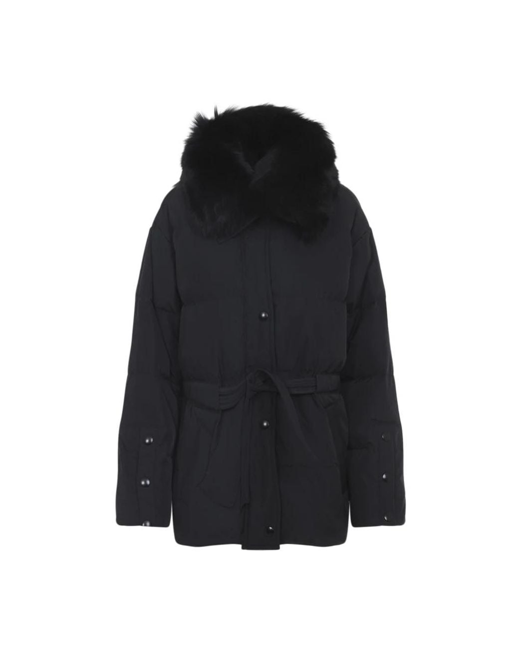 Yves Salomon Black Down Jackets