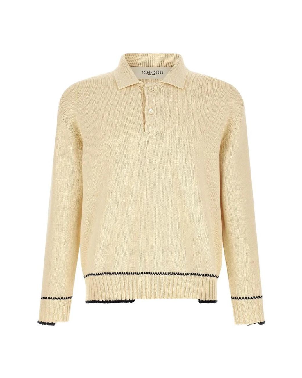 Golden Goose Deluxe Brand Natural Round-Neck Knitwear for men