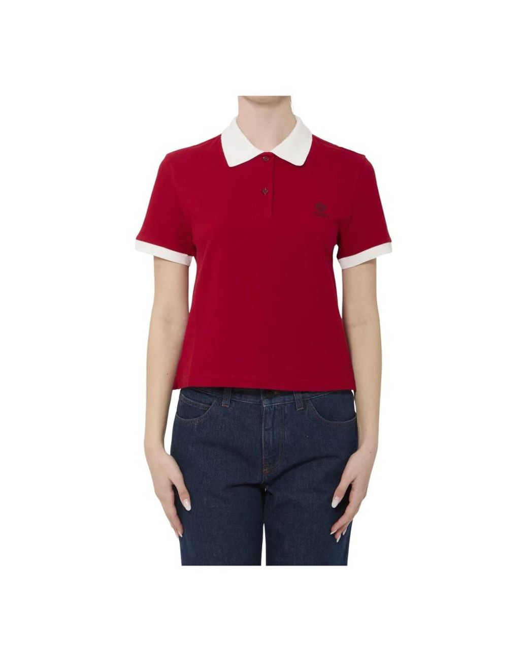 Polo Shirts Versace de color Red