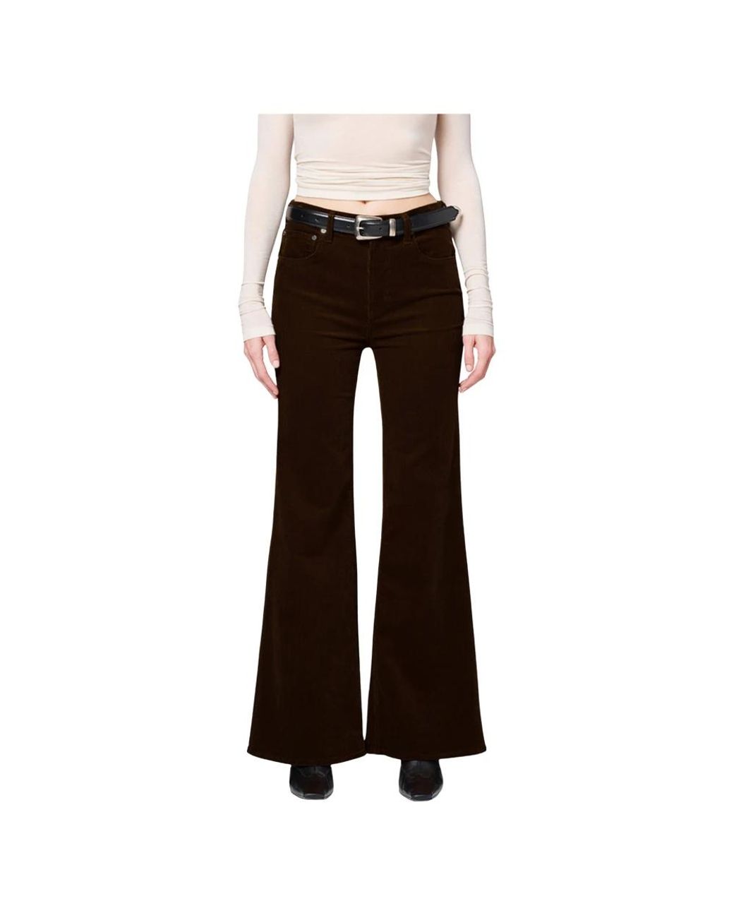 Citizens of Humanity Black Wide Trousers