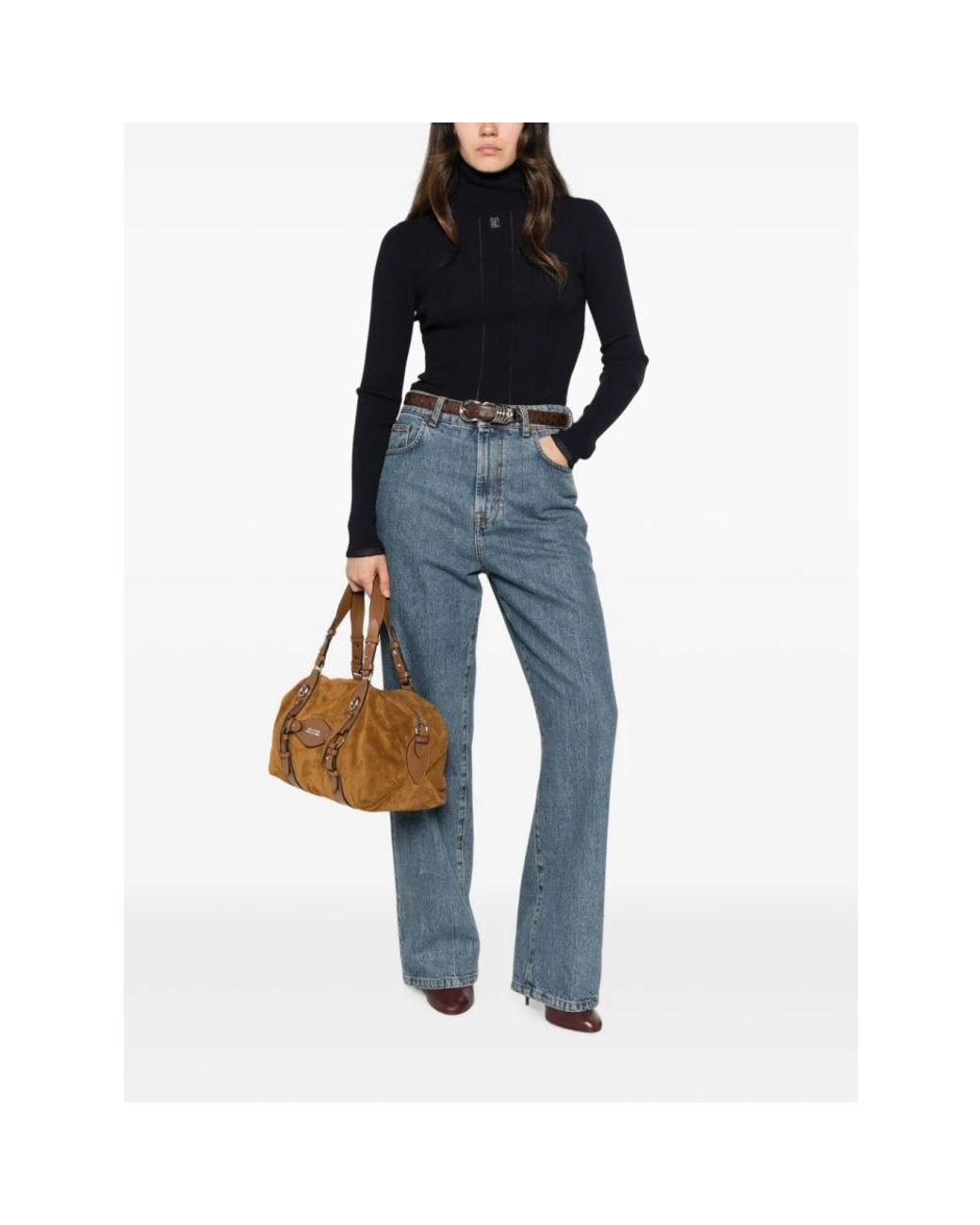 Elisabetta Franchi Black Turtlenecks
