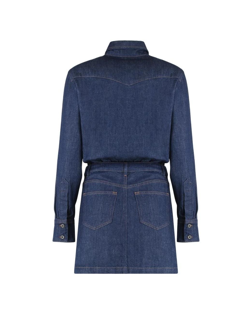 A.P.C. Blue Short Dresses
