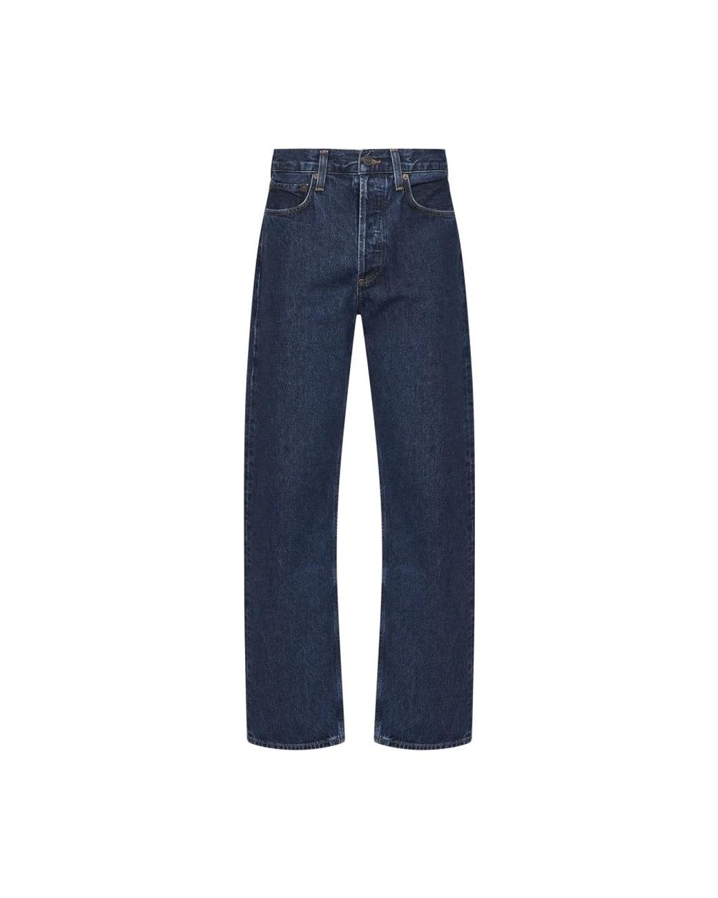 Agolde Blue Straight Fit Jeans