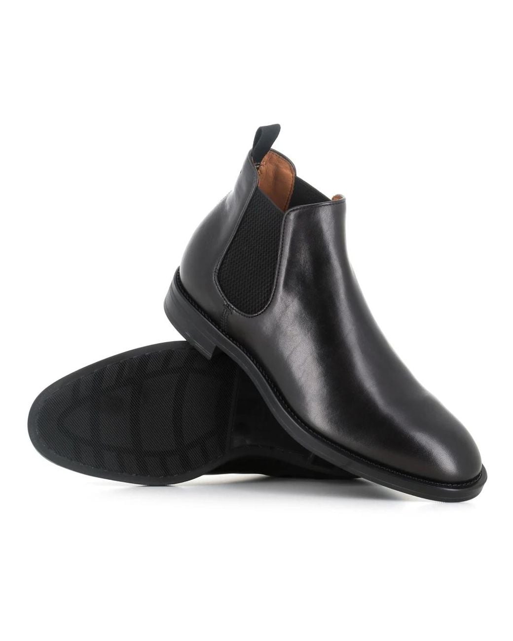 Officine Creative Black Chelsea Boots for men