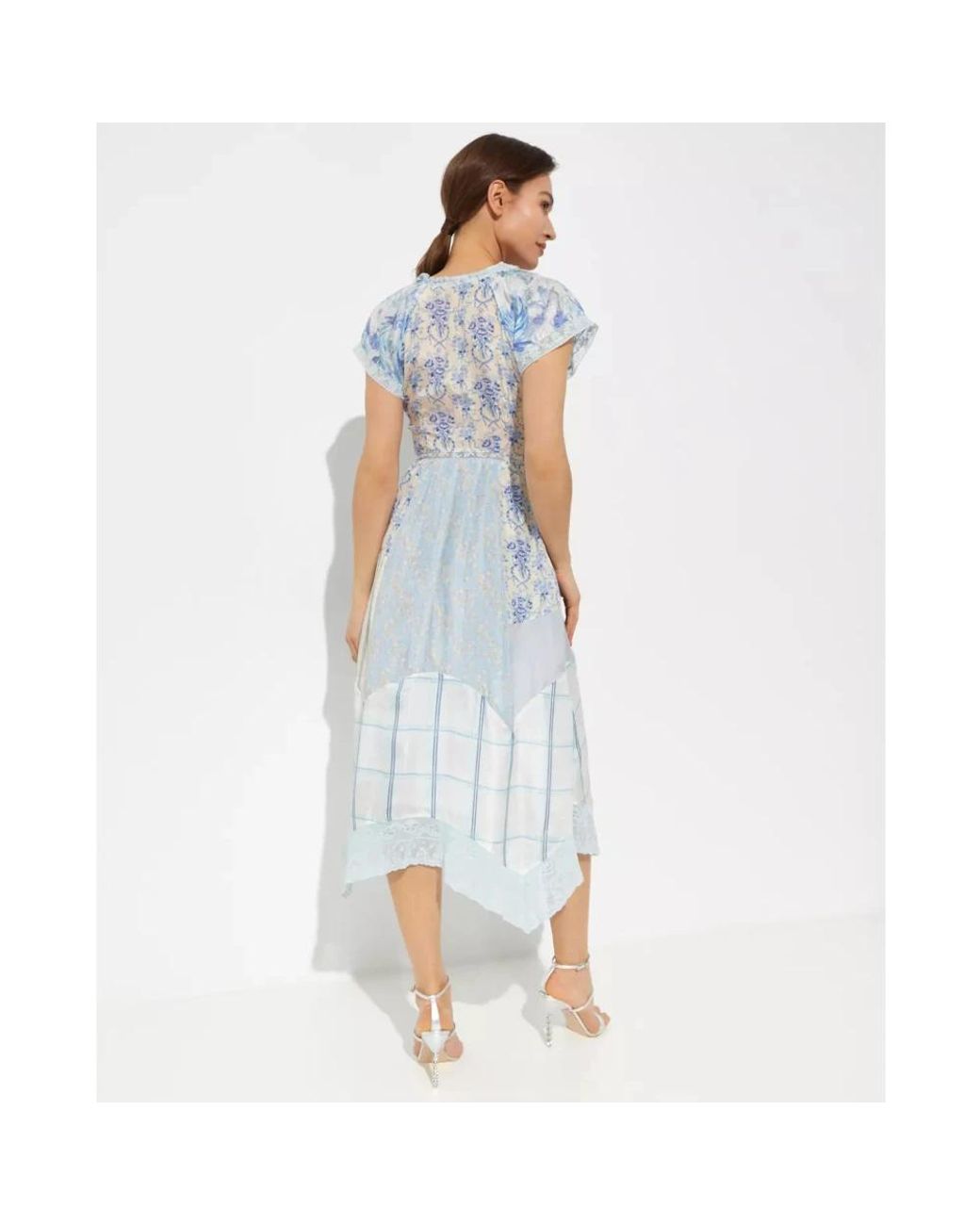 LoveShackFancy Blue Midi Dresses