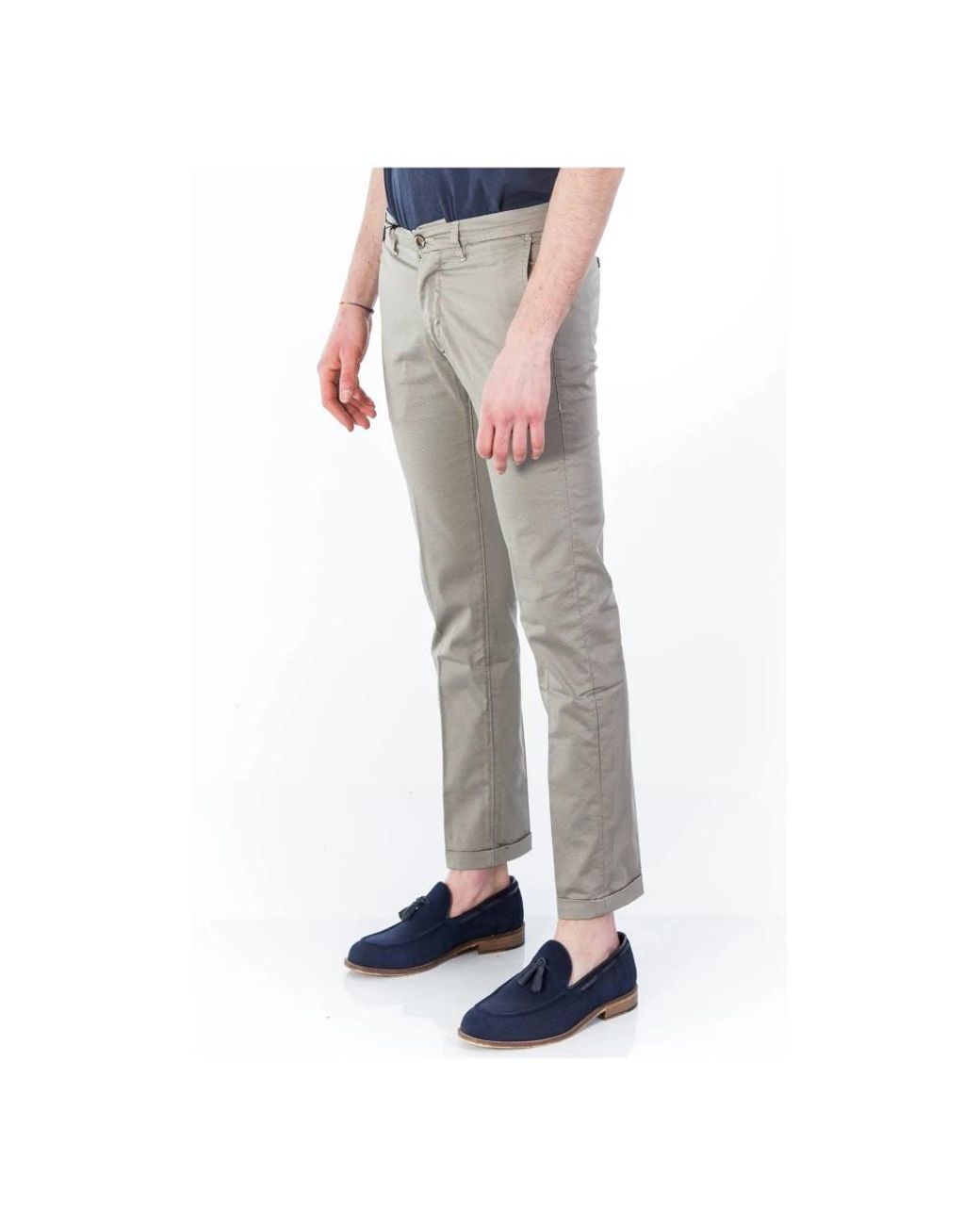 Re-hash Blue Chinos for men