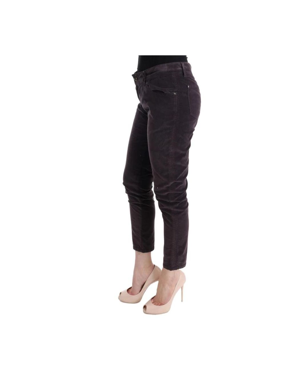 Ermanno Scervino Black Cropped Trousers