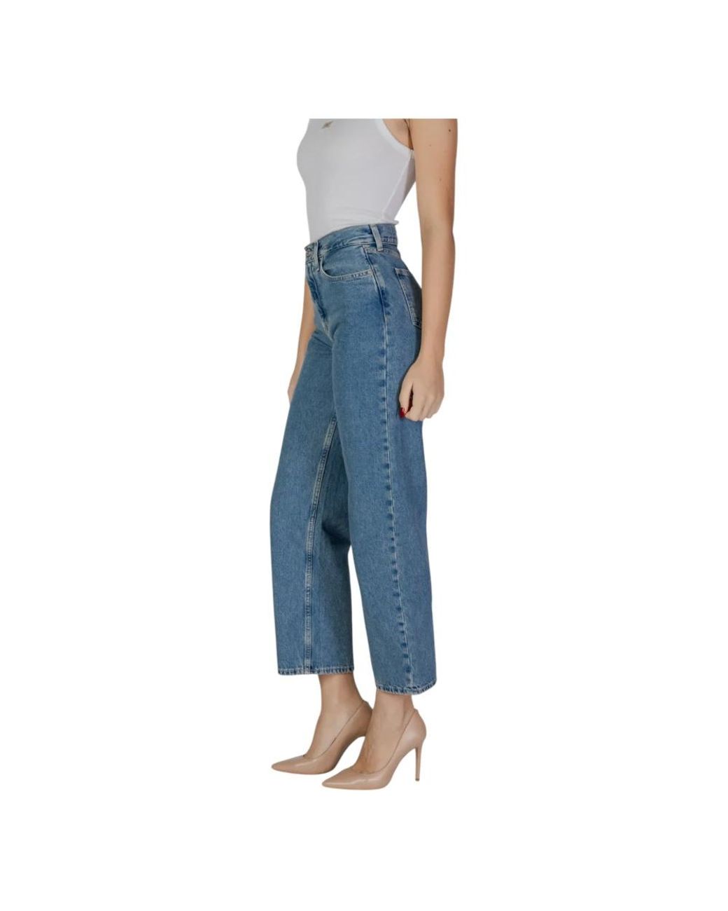 Calvin Klein Blue Straight Fit Jeans