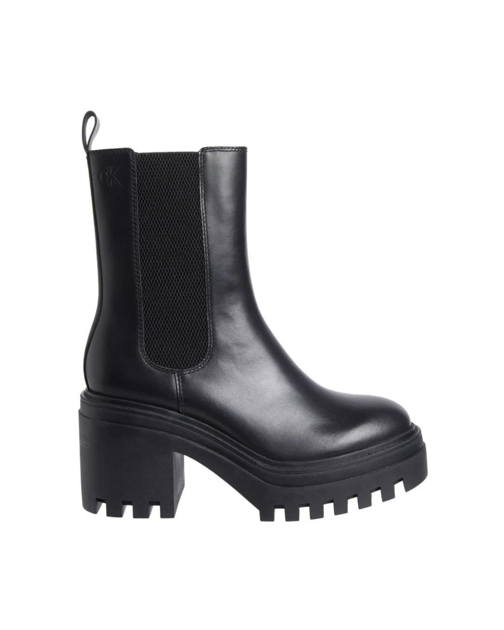Calvin Klein Black Heeled Boots