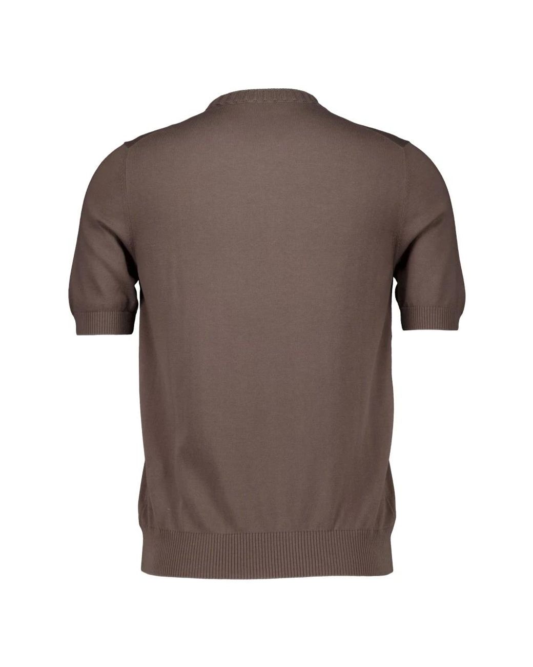 Gran Sasso Brown Round-Neck Knitwear for men