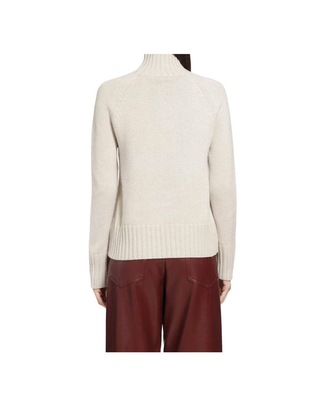 Max Mara Red Turtlenecks