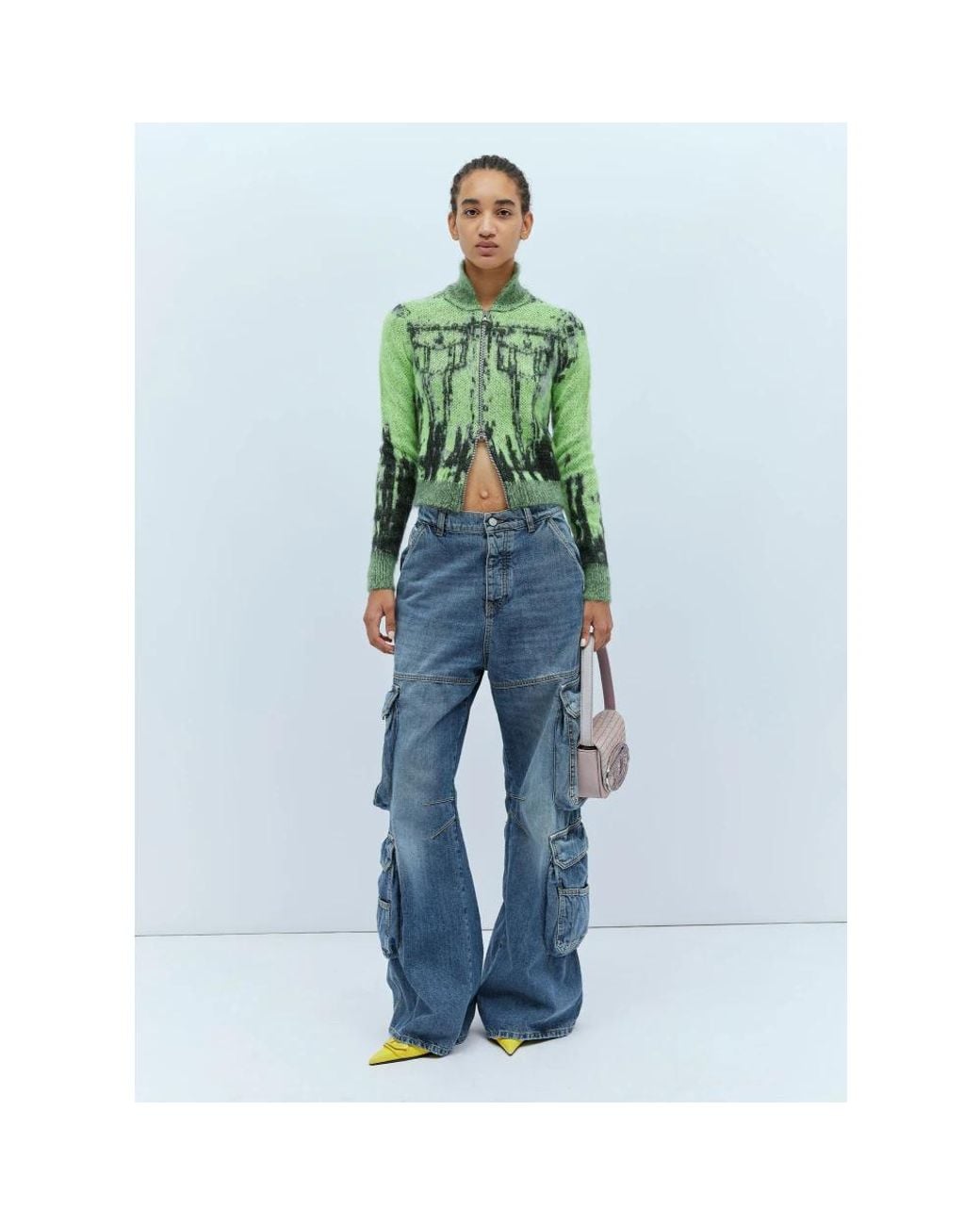 DIESEL Green Cardigans