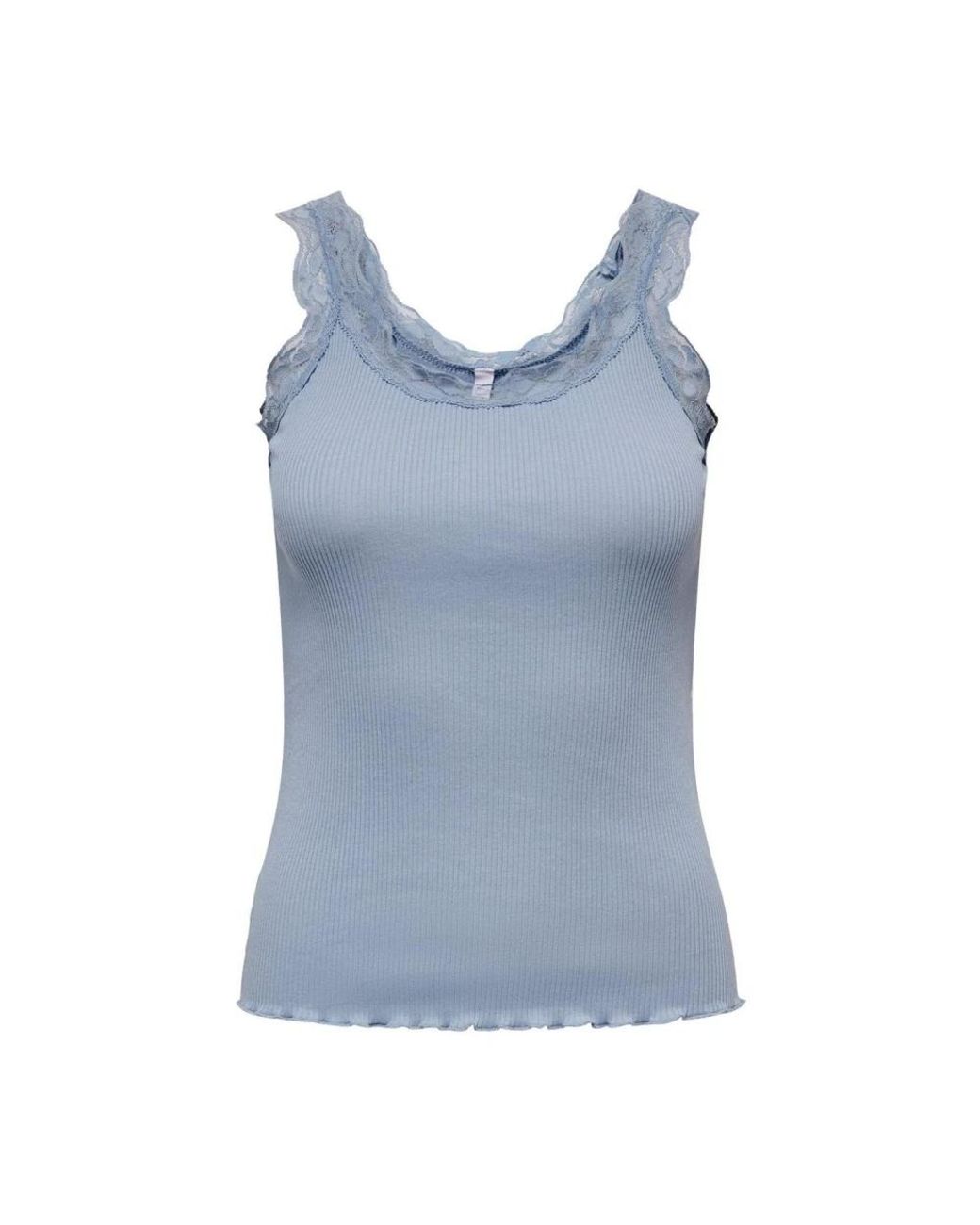 ONLY Blue Sleeveless Tops