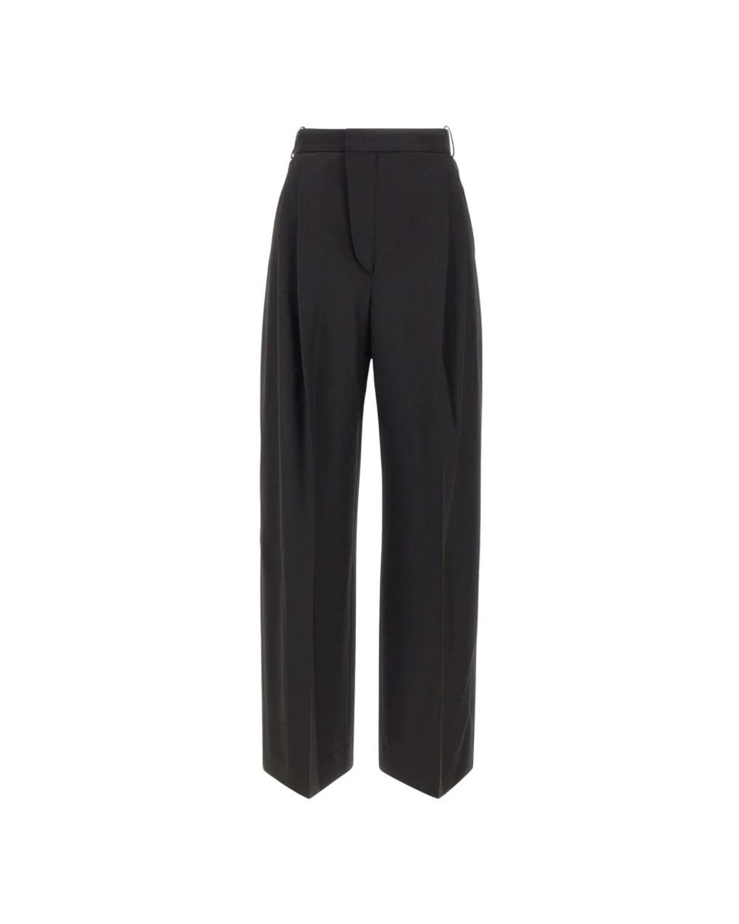 Victoria Beckham Black Wide Trousers
