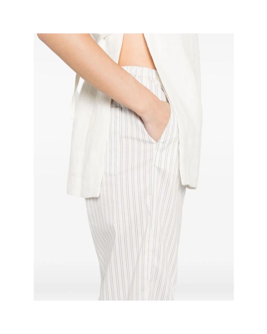 IRO White Wide Trousers
