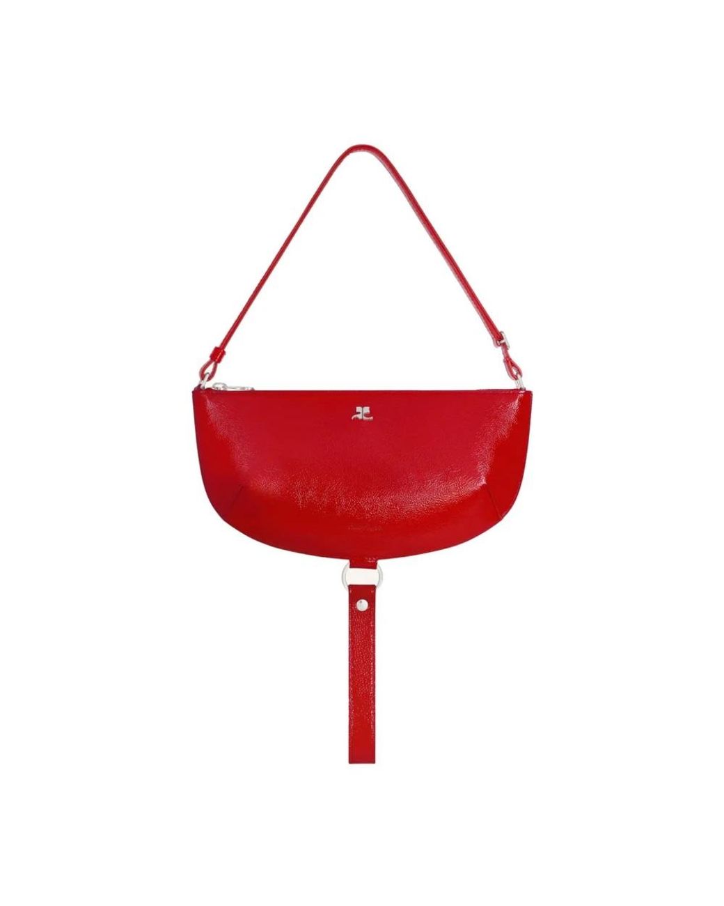 Courreges Red Shoulder Bags