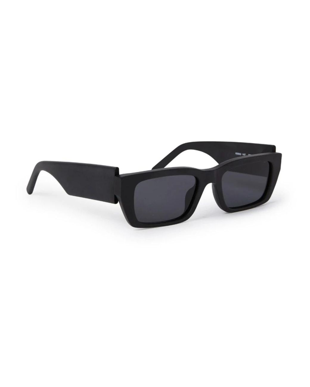 Palm Angels Mutige rechteckige sonnenbrille in Black für Herren