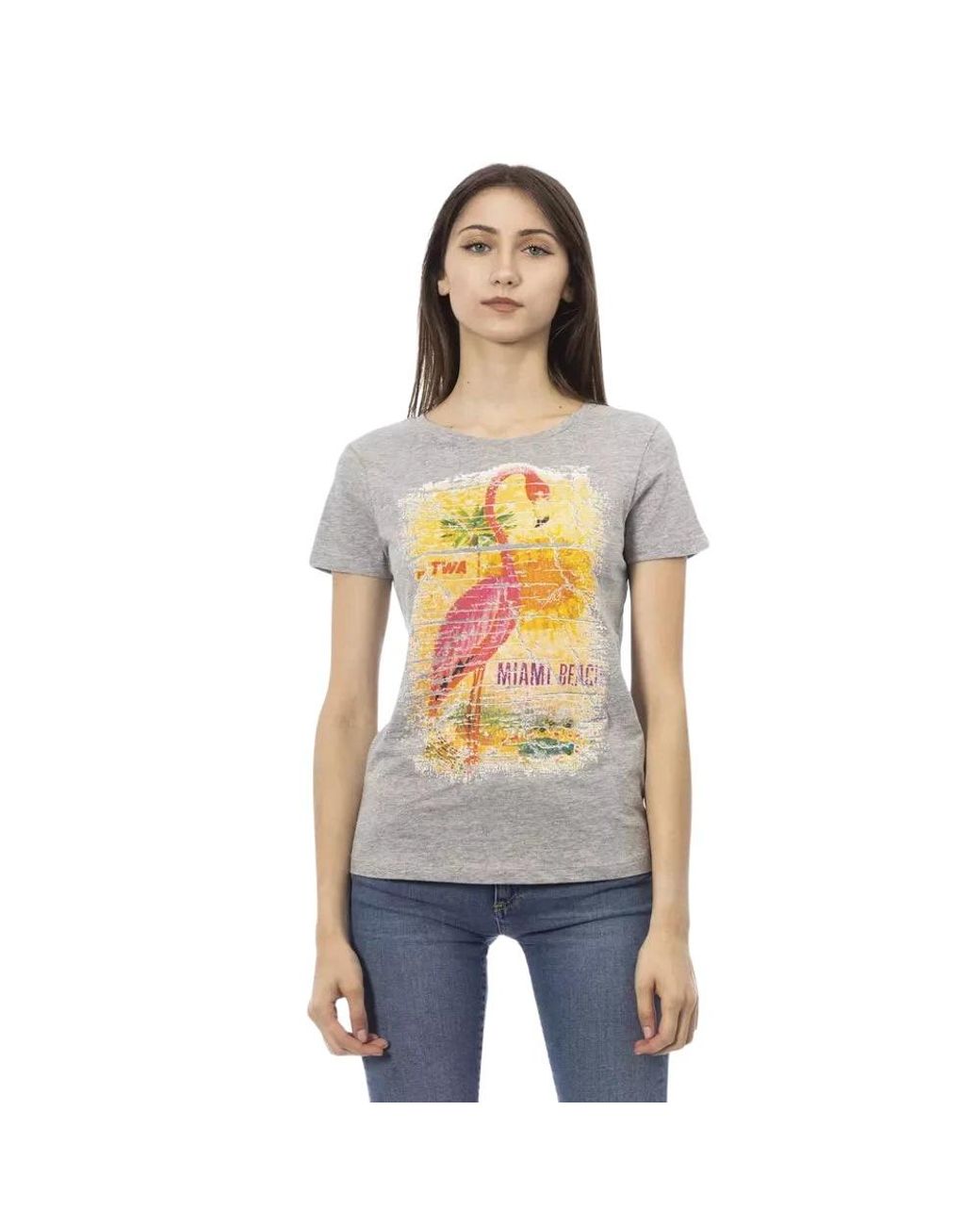 Trussardi Gray T-Shirts