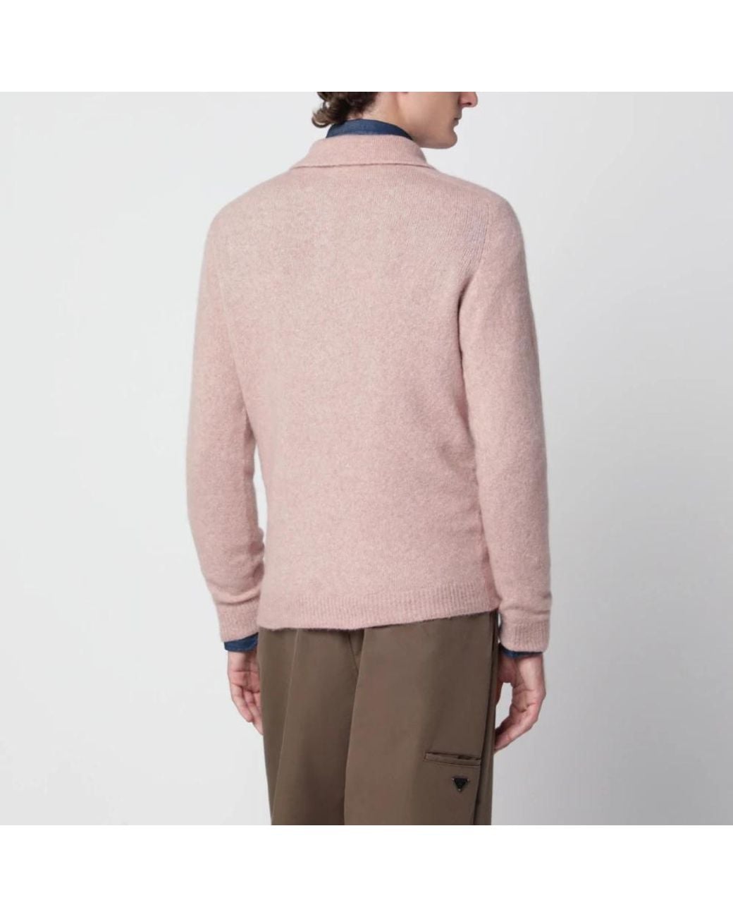 Roberto Collina Pink Polo Shirts for men