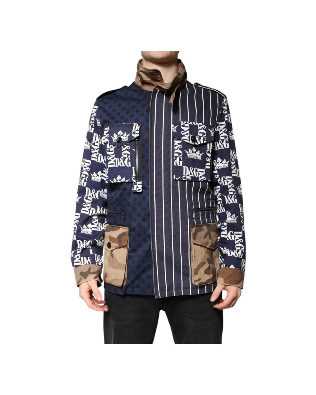 Light Jackets Dolce & Gabbana de hombre de color Blue