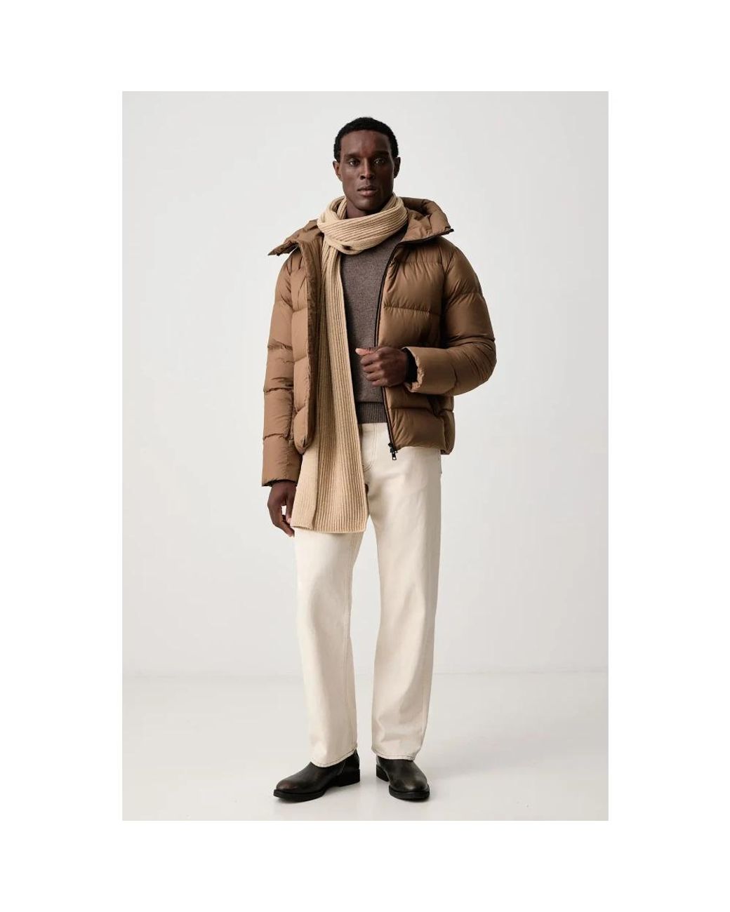 Down Jackets Bomboogie de hombre de color Brown