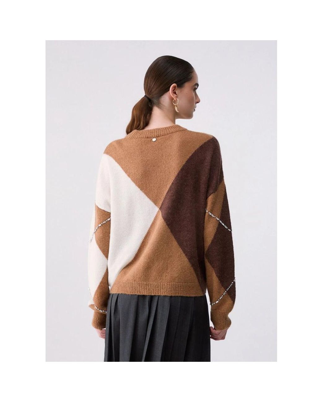 Liu Jo Black Round-Neck Knitwear