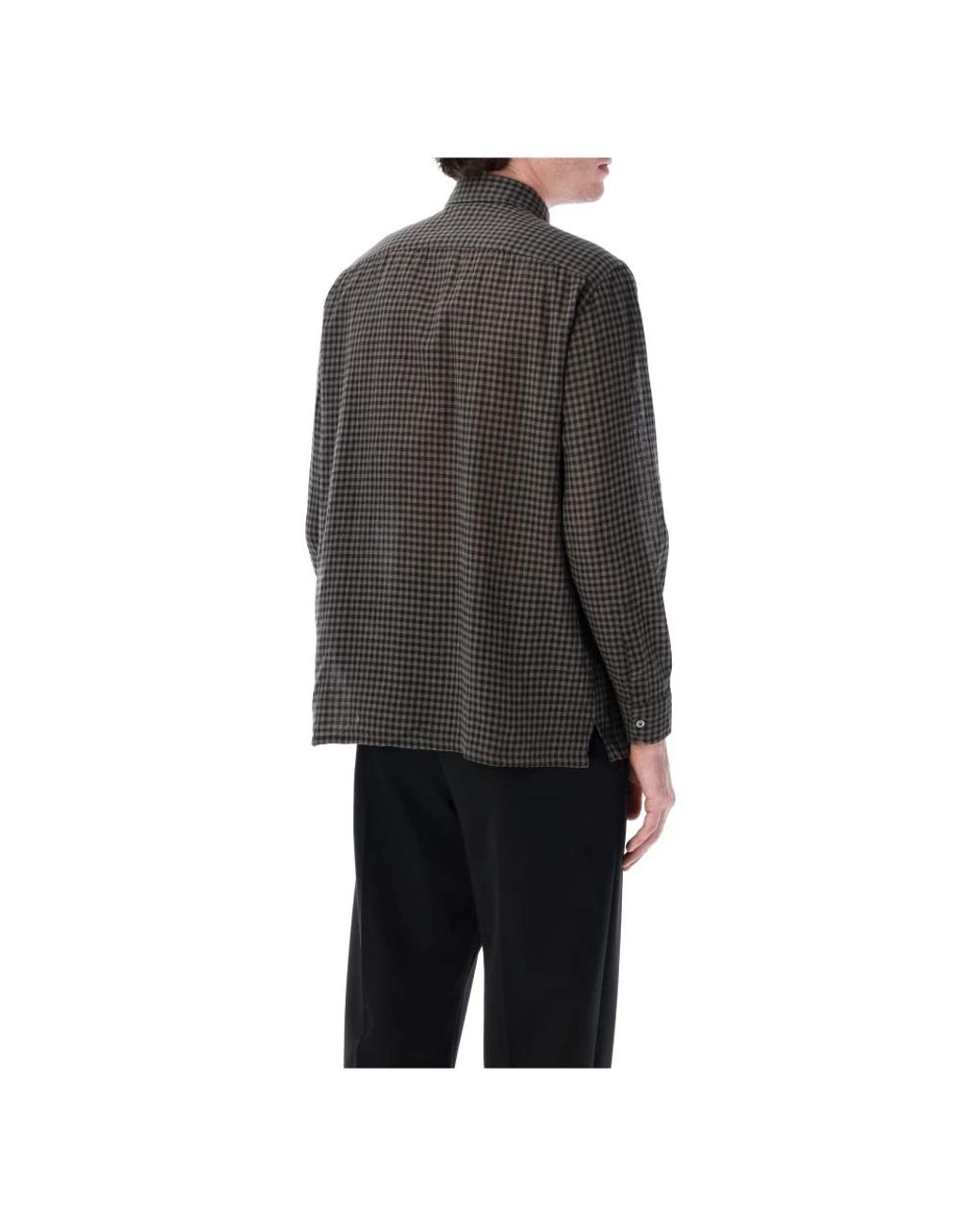 Salvatore Piccolo Black Casual Shirts for men