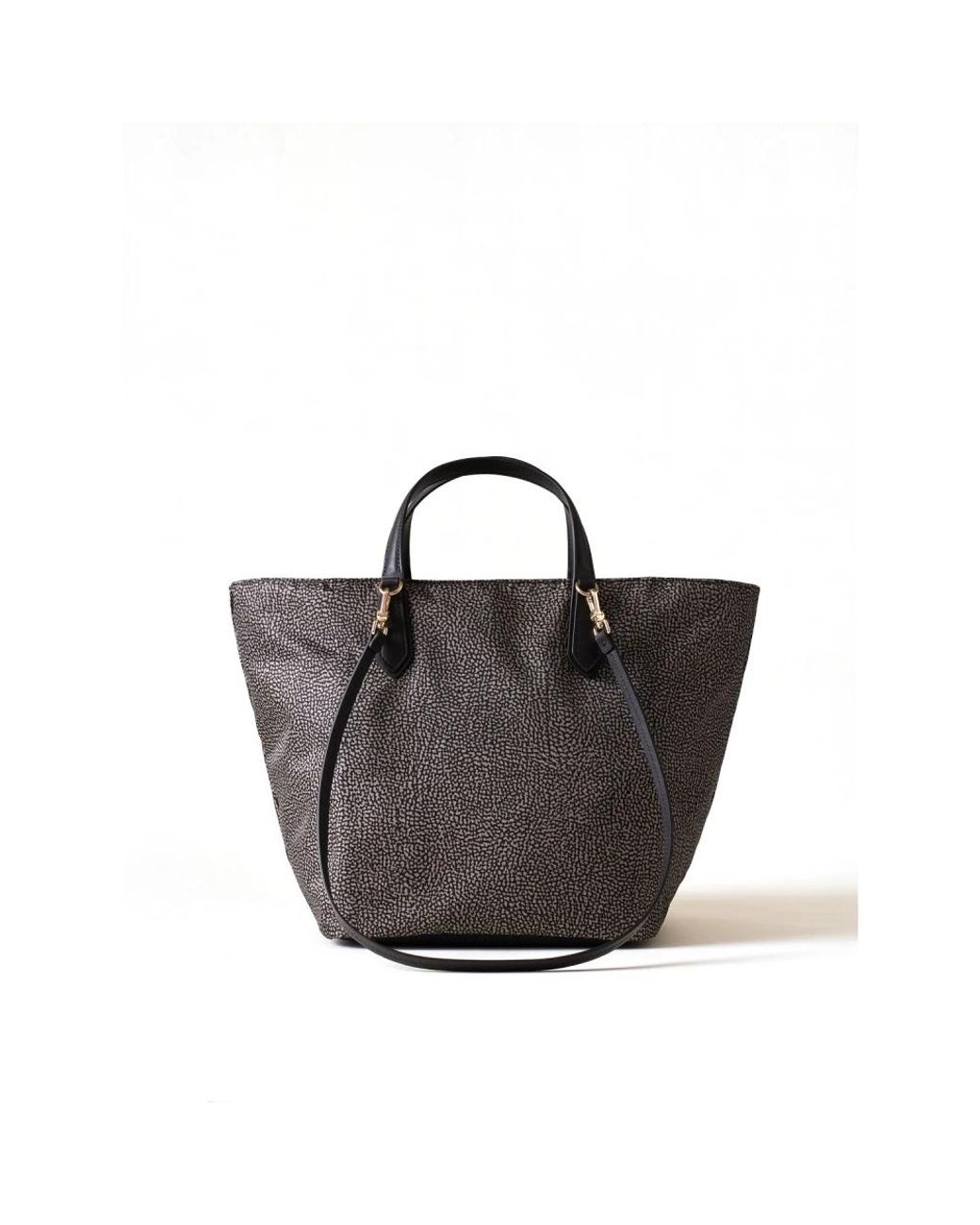Borbonese Black B-Escape Einkaufstasche