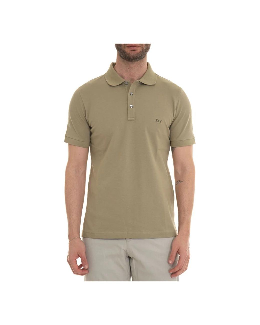 Fay Polo Shirts in het Green voor heren