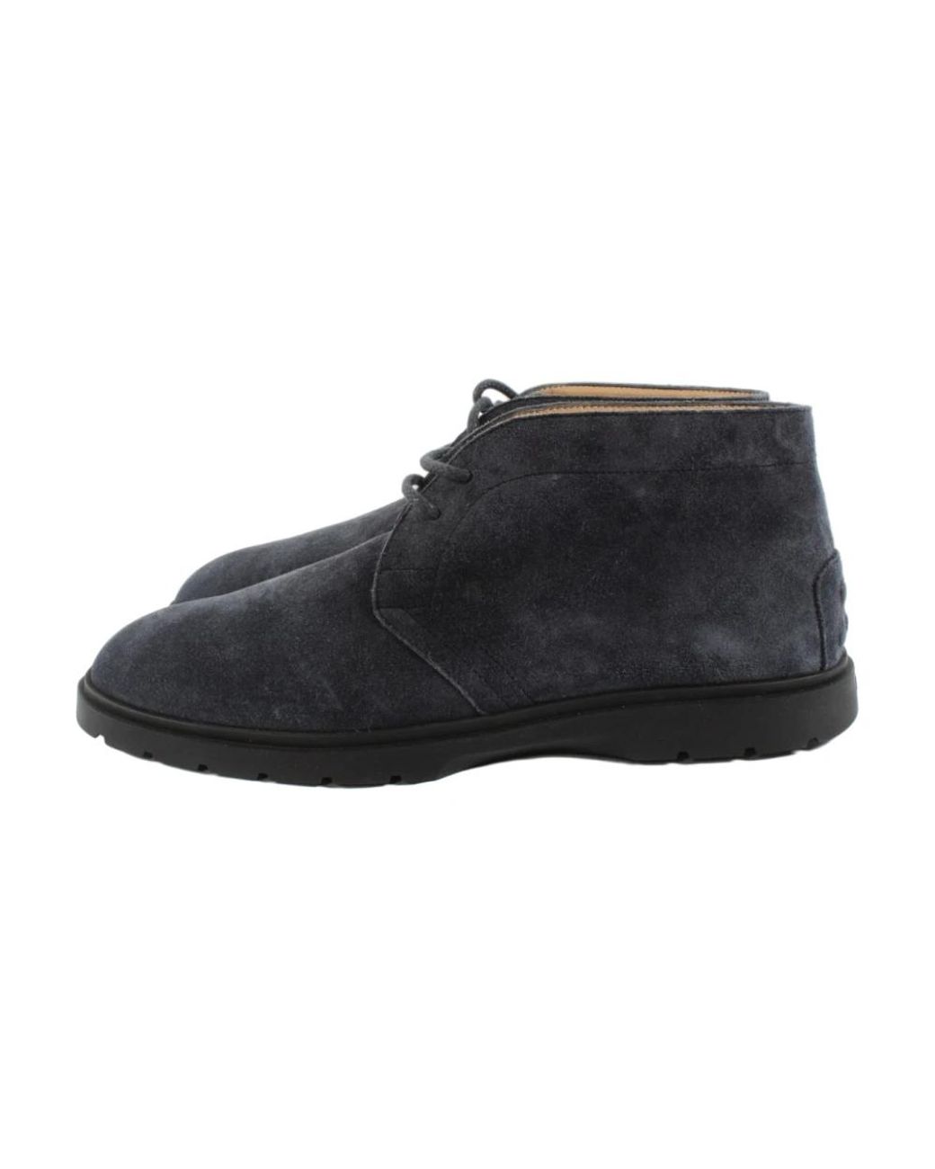 Tod's Black Lace-Up Boots for men