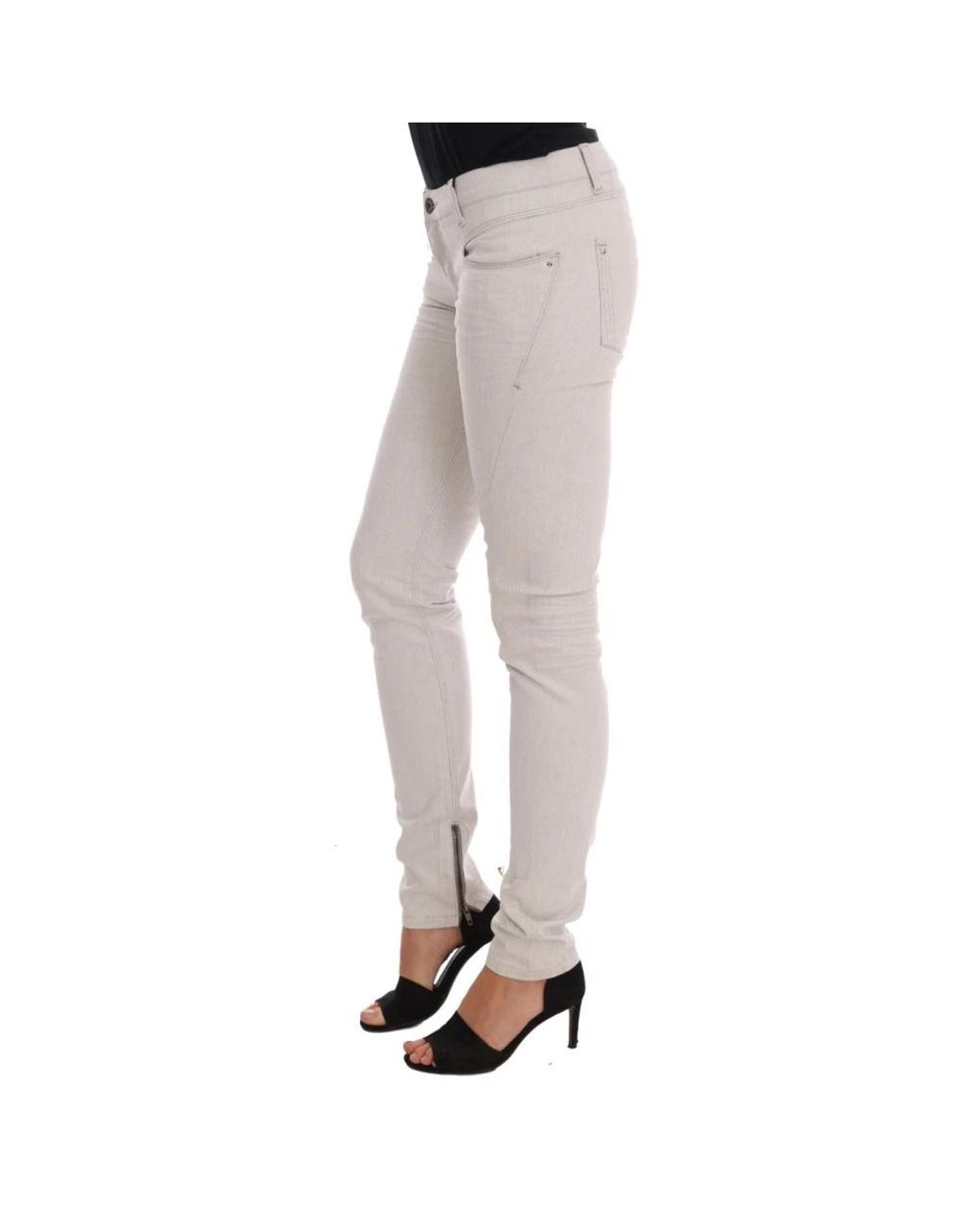 CoSTUME NATIONAL Gray Slim Fit Jeans