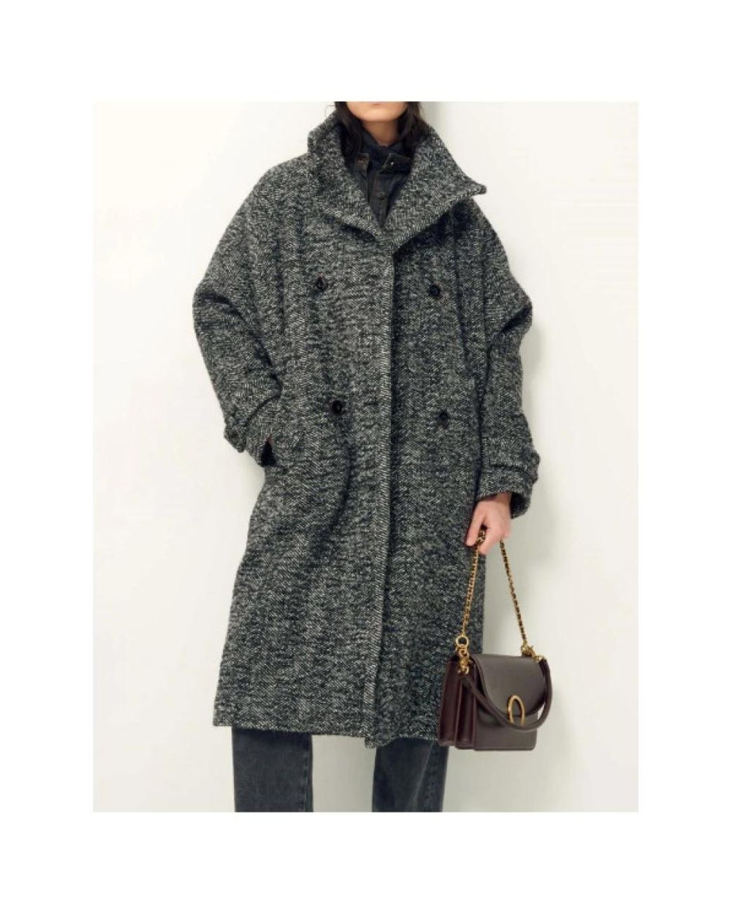 Sessun Gray Single-Breasted Coats